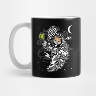 Astronaut Tennis Dogelon Mars ELON Coin To The Moon Crypto Token Cryptocurrency Blockchain Wallet Birthday Gift For Men Women Kids Mug